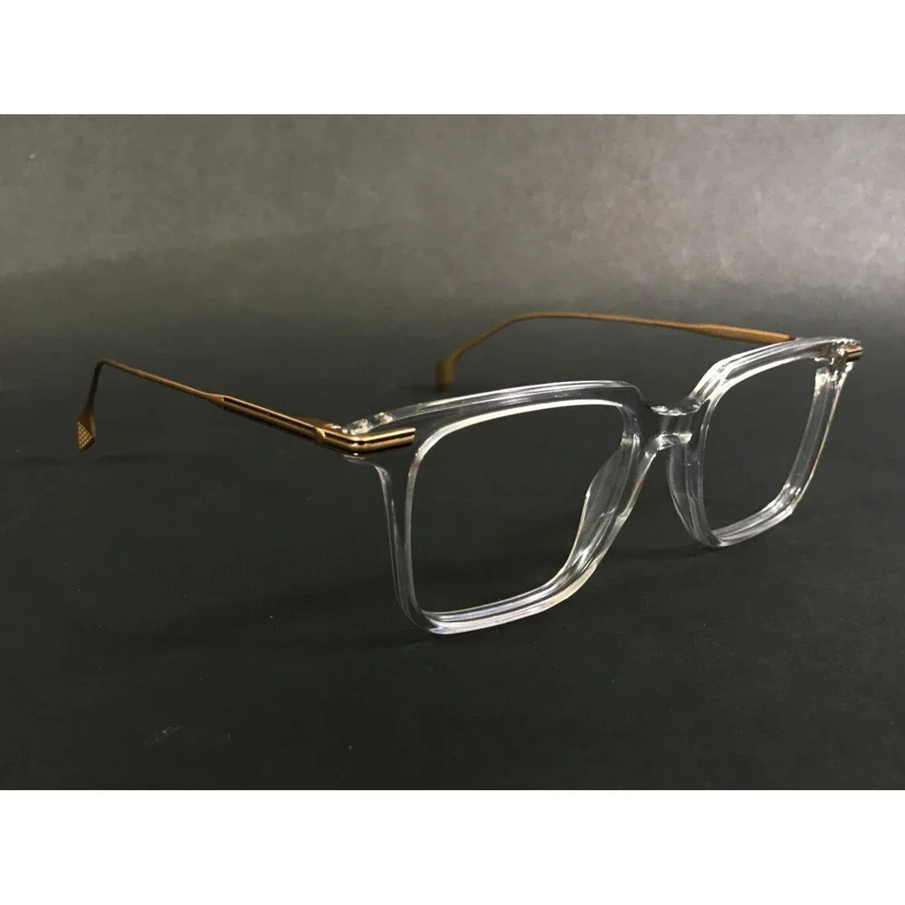 State Eyeglasses Frames AOMORI SHADOW MATTE GOLD Square Full Rim 50-19-145